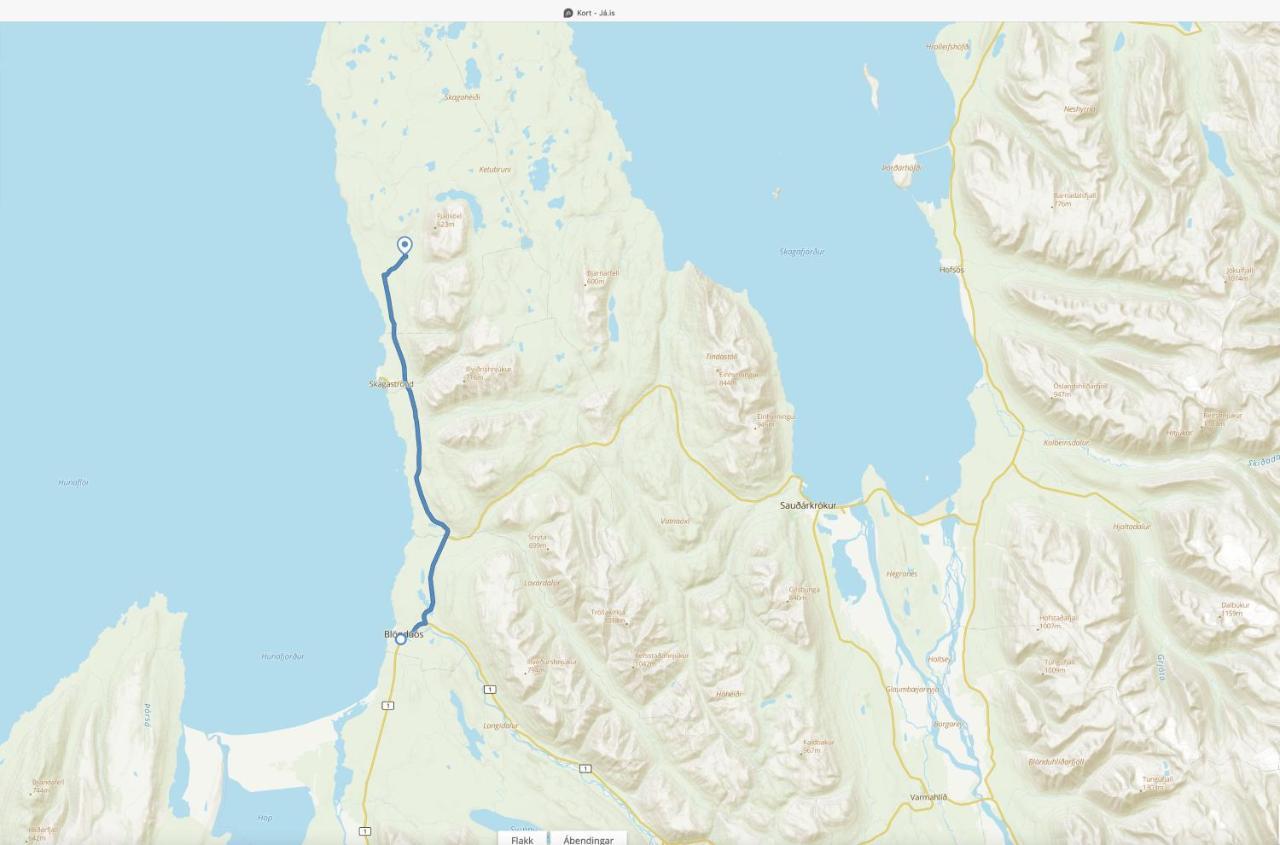 Steinnyjarstathir Skagastrond Exteriér fotografie